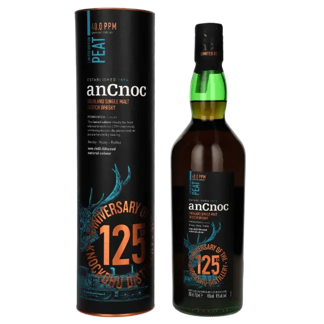 zdjęcie produktu AN CNOC PEAT 125 ANNIVERSARY 46% 0,7L 0