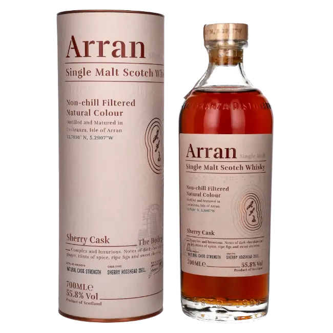 zdjęcie produktu ARRAN SHERRY CASK MALT 55,8% 0,7L 1