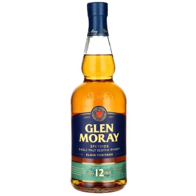 zdjęcie produktu GLEN MORAY 12Y 40% 0,7L GLASS PACK 3