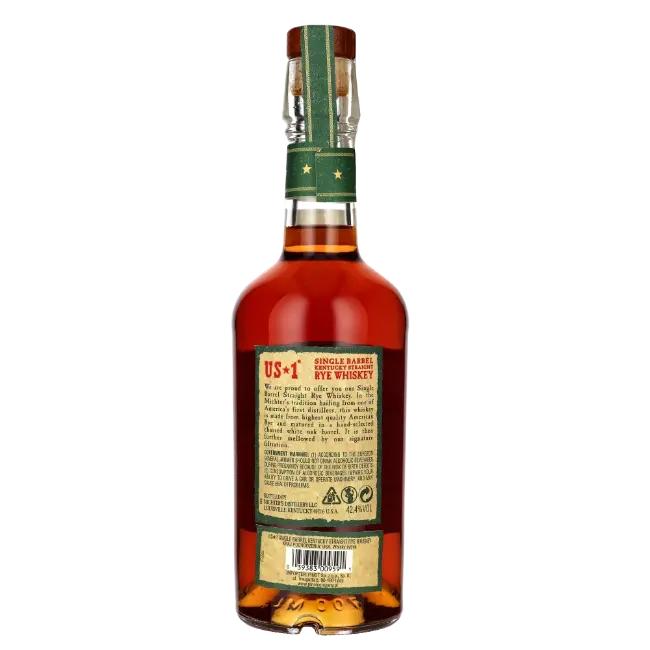 zdjęcie produktu MICHTER'S US-1 STRAIGHT RYE 42,4% 0,7L 1