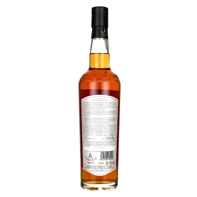 zdjęcie produktu COMPASS BOX STORY OF THE SPANIARD 43% 0,7L 2