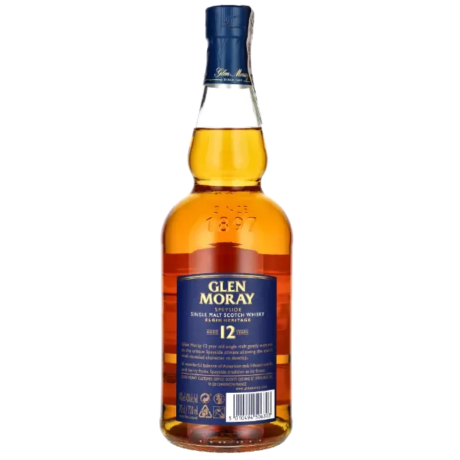 zdjęcie produktu GLEN MORAY 12Y 40% 0,7L - BEZ OPAKOWANIA 1