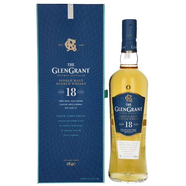 zdjęcie produktu GLEN GRANT 18Y 43% 0,7L 0
