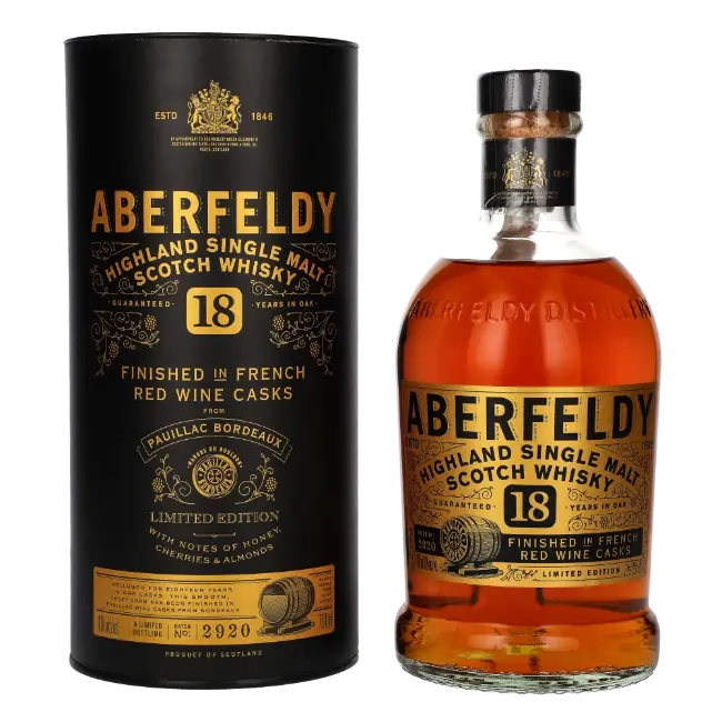 zdjęcie produktu ABERFELDY 18Y PAUILLAC 43% 0,7L 0