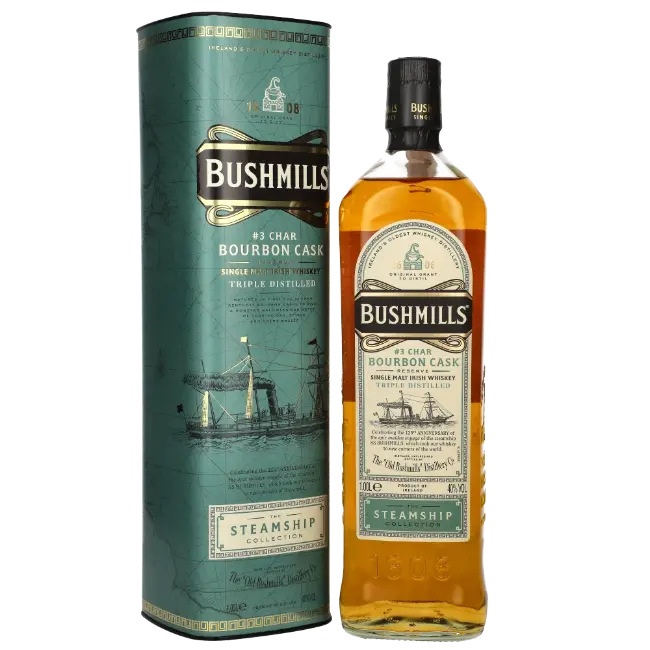 zdjęcie produktu BUSHMILLS STEAMSHIP BOURBON CASK 40% 1L 3