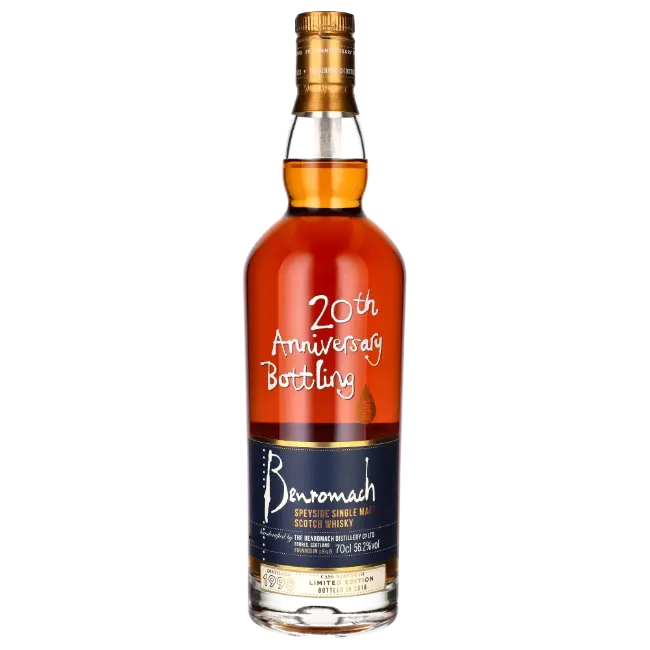 zdjęcie produktu BENROMACH 20TH ANNIVERSARY 1998/2018 56,2% 0,7L 1