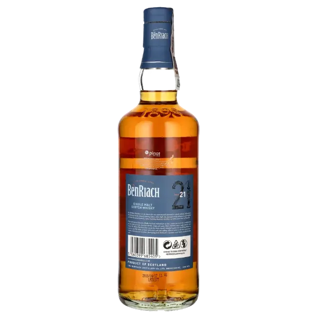 zdjęcie produktu BENRIACH 21Y FOUR CASKS 46% 0,7L 2