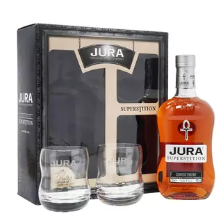 zdjęcie produktu JURA SUPERSTITION 43% 0,7L GLASS PACK