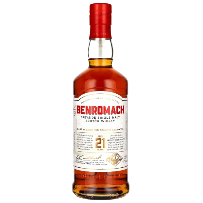 zdjęcie produktu BENROMACH 21Y 43% 0,7L GB  1