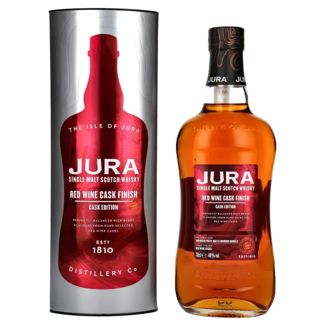zdjęcie produktu ISLE OF JURA RED WINE CASK 40% 0,7L 0