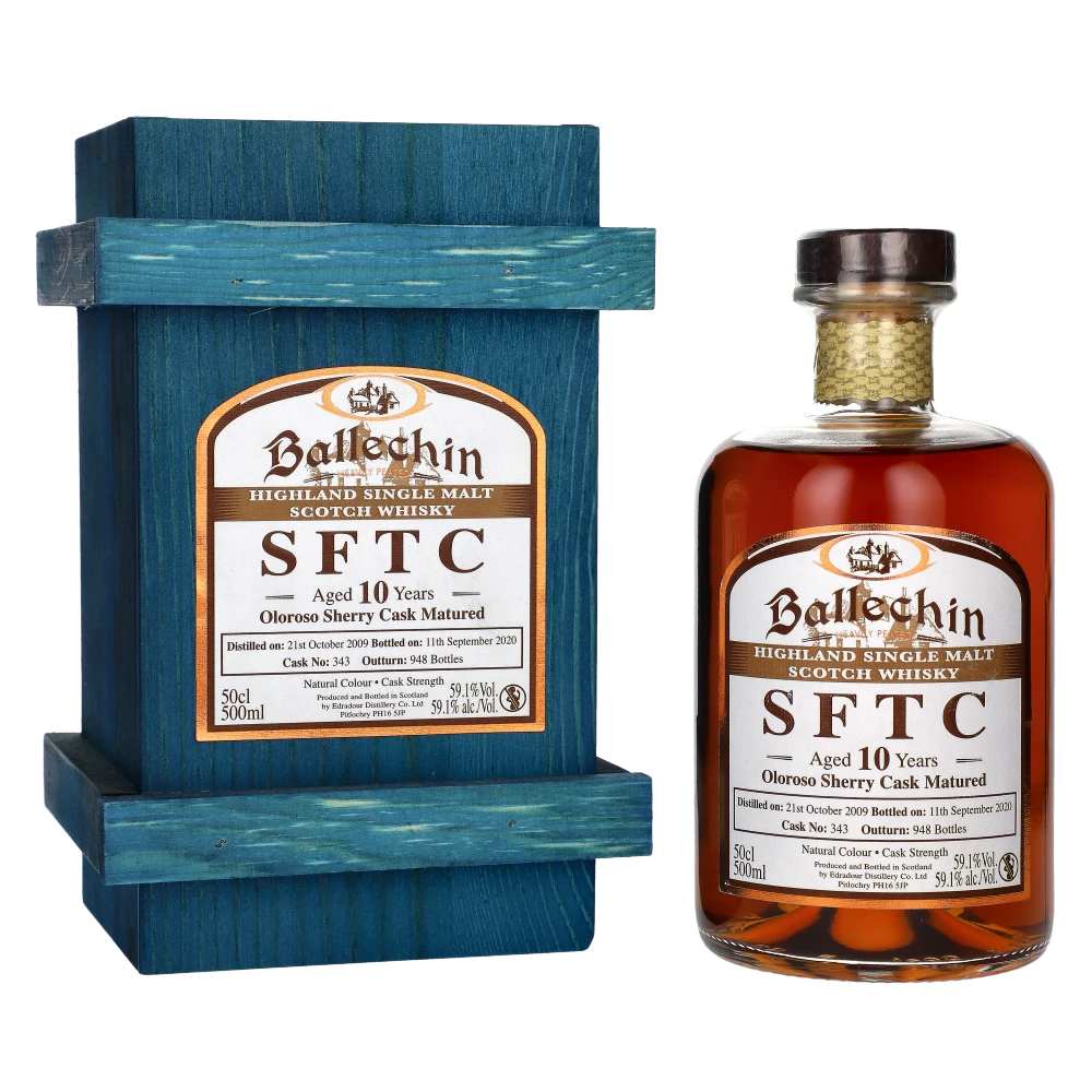 Edradour Sftc Ballechin 10 YO Oloroso Sherry Cask Matured 2009