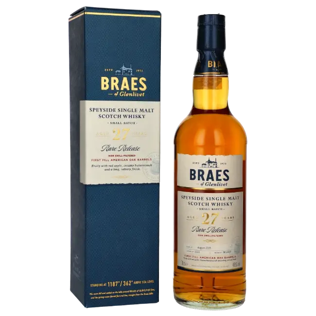 zdjęcie produktu BRAES OF GLENLIVET 27Y 48% 0,7L 0