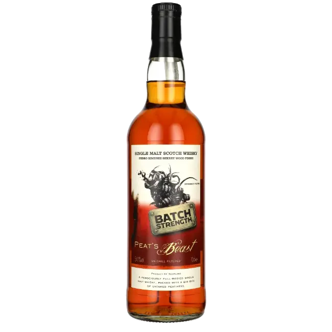 zdjęcie produktu PEAT'S BEAST CASK STRENGTH PX SHERRY 54,1% 0,7L 1
