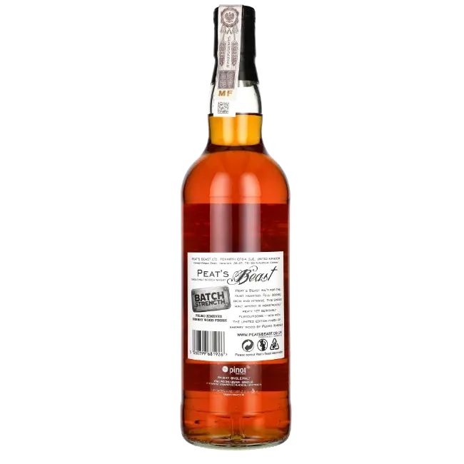 zdjęcie produktu PEAT'S BEAST CASK STRENGTH PX SHERRY 54,1% 0,7L 2