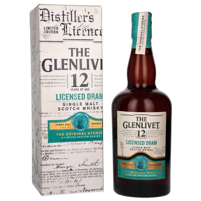 zdjęcie produktu GLENLIVET 12Y LICENSED DRAM 48% 0,7L  0