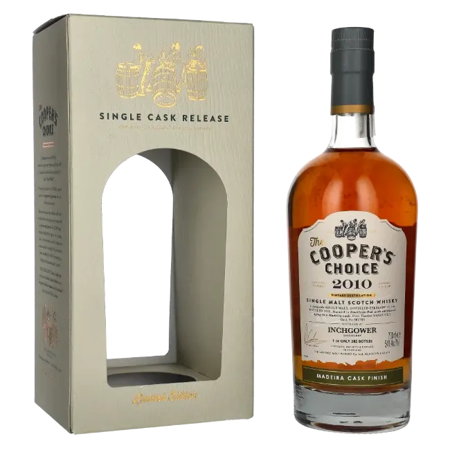 zdjęcie produktu COOPERS CHOICE INCHGOWER 12 Y 2010 MADEIRA CASK FINISH 54% 0,7L 0