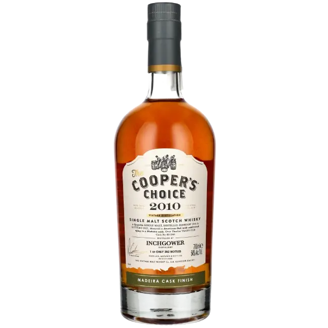zdjęcie produktu COOPERS CHOICE INCHGOWER 12 Y 2010 MADEIRA CASK FINISH 54% 0,7L 1
