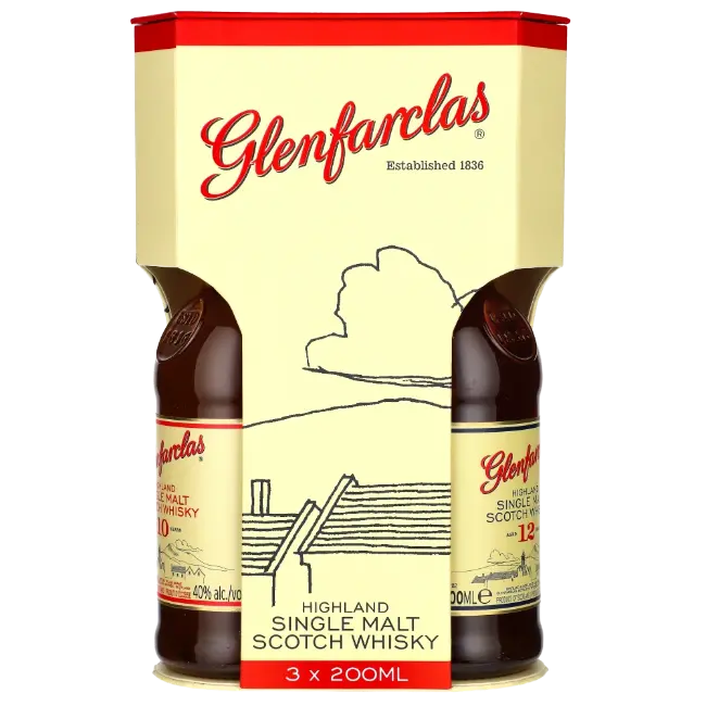 zdjęcie produktu MINIATURKI GLENFARCLAS ZESTAW 3X0,2L 1