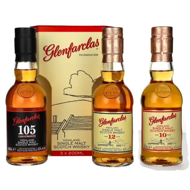 zdjęcie produktu MINIATURKI GLENFARCLAS ZESTAW 3X0,2L 3