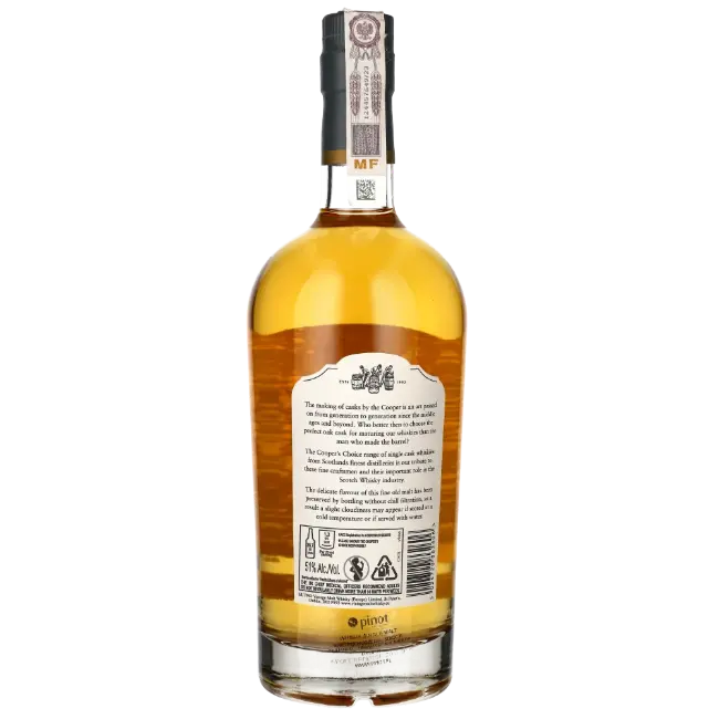 zdjęcie produktu COOPERS CHOICE CAOL ILA 2008 14 Y BOURBON CASK MATURED 51% 0,7L 2