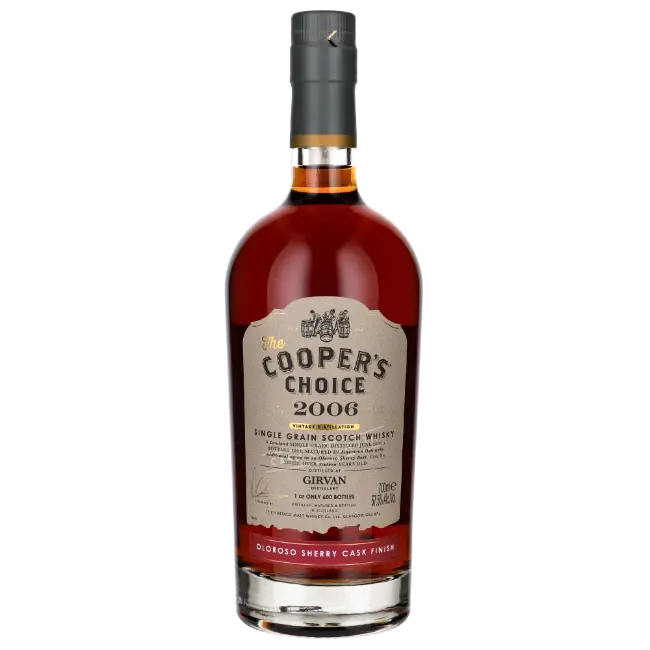 zdjęcie produktu COOPERS CHOICE GIRVAN 2006 16 Y OLOROSO SHERRY CASK FINISH 57,5% 0,7L 1