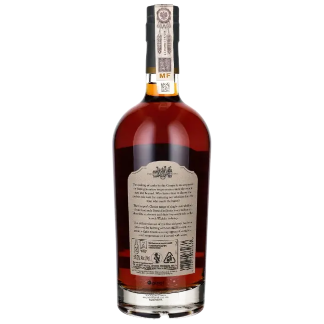 zdjęcie produktu COOPERS CHOICE GIRVAN 2006 16 Y OLOROSO SHERRY CASK FINISH 57,5% 0,7L 2