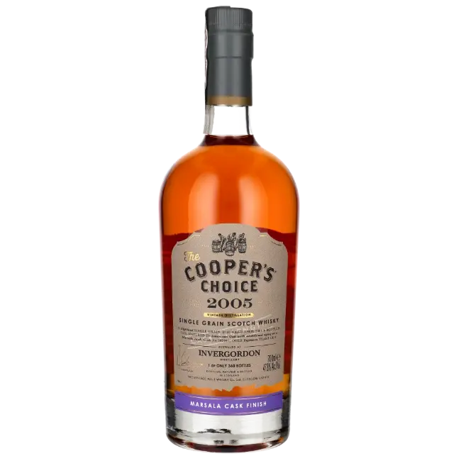 zdjęcie produktu COOPERS CHOICE INVERGORDON 2005 18 Y MARSALA CASK FINISH 47,8% 0,7L 1