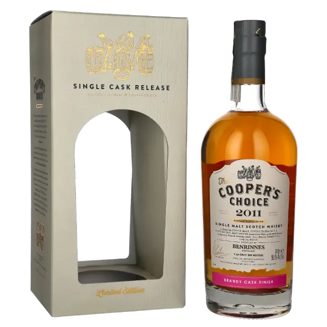 zdjęcie produktu COOPERS CHOICE BENRINNES 2011 11 Y BRANDY CASK FINISH 50,5% 0,7L 0