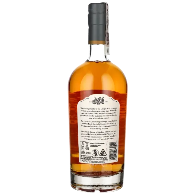 zdjęcie produktu COOPERS CHOICE BENRINNES 2011 11 Y BRANDY CASK FINISH 50,5% 0,7L 2