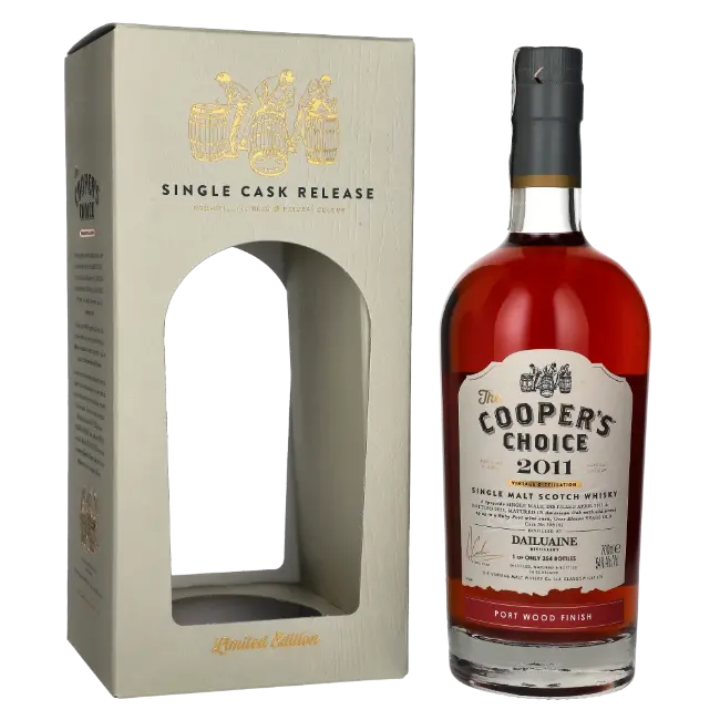 zdjęcie produktu COOPERS CHOICE DAILUAINE 2011 11 Y  PORT WOOD FINISH 54% 0,7L 0