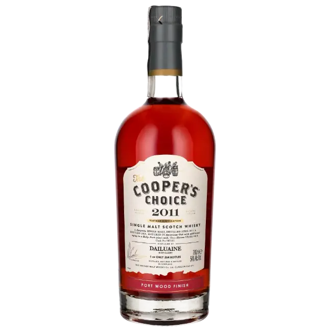 zdjęcie produktu COOPERS CHOICE DAILUAINE 2011 11 Y  PORT WOOD FINISH 54% 0,7L 1