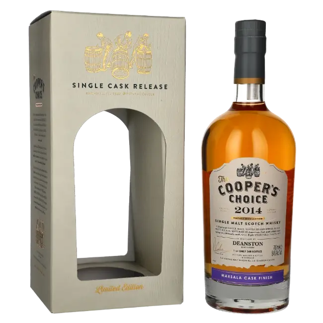 zdjęcie produktu COOPERS CHOICE DEANSTON 2014 8 Y MARSALA CASK FINISH 54% 0,7L 0