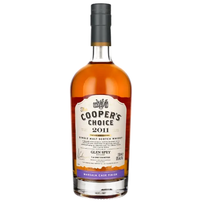 zdjęcie produktu COOPERS CHOICE GLEN SPEY 2011 11 Y MARSALA CASK FINISH 53% 0,7L 1