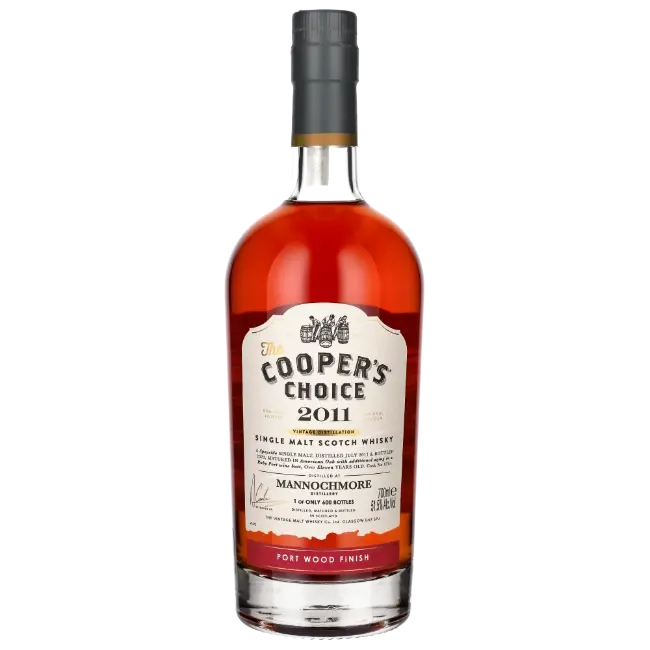 zdjęcie produktu COOPERS CHOICE MANNOCHMORE 2011 11 Y PORT WOOD FINISH 51,5%0,7L 1