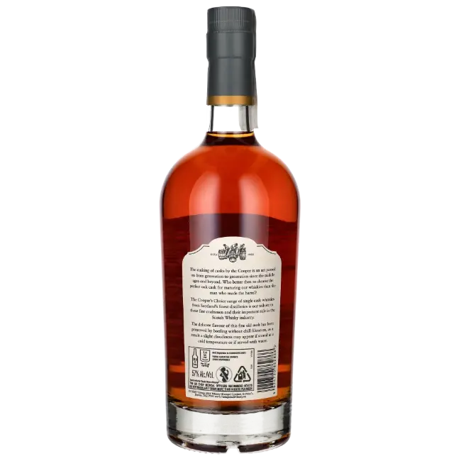 zdjęcie produktu COOPERS CHOICE TORMORE 2015 7 Y OLOROSO SHERRY CASK FINISH 57% 0,7L 2