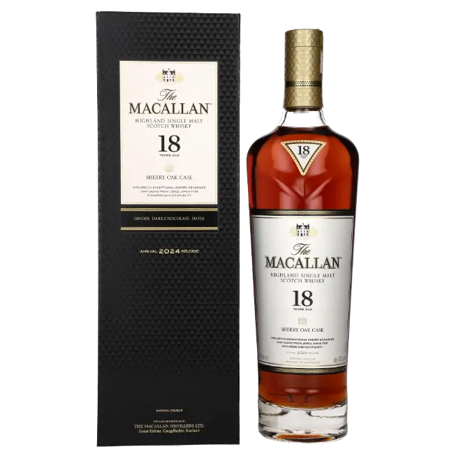 zdjęcie produktu MACALLAN 18Y SHERRY OAK 43% 0,7L 0