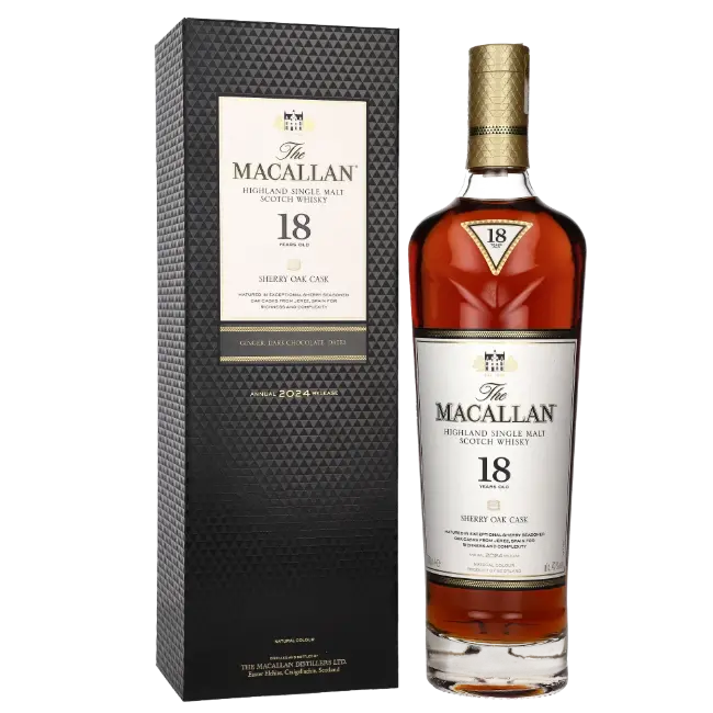 zdjęcie produktu MACALLAN 18Y SHERRY OAK 43% 0,7L 3