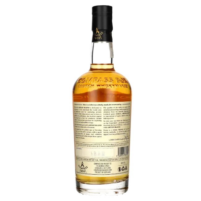 zdjęcie produktu COMPASS BOX ARTIST BLEND 43% 0,7L 1