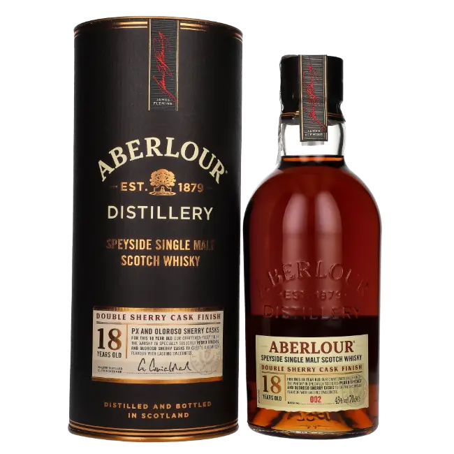 zdjęcie produktu ABERLOUR 18 Y DOUBLE SHERRY CASK FINISH BATCH 4 43% 0,7L 0