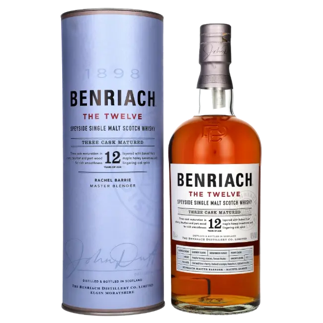 zdjęcie produktu BENRIACH 12Y THE TWELVE 46% 0,7L 0