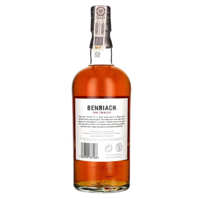 zdjęcie produktu BENRIACH 12Y THE TWELVE 46% 0,7L 2
