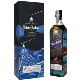 zdjęcie produktu JOHNNIE WALKER BLUE LABEL CITIES OF  THE FUTURE LIMITED EDITION DESIGN CITY X MARS 40% 0,7L