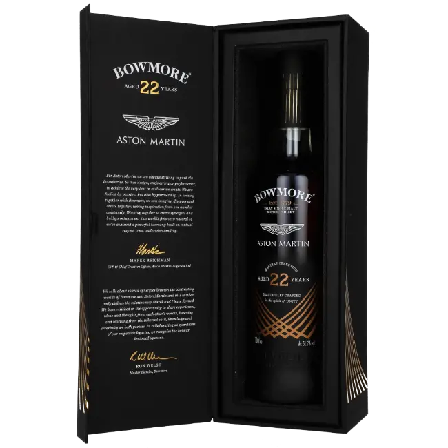 zdjęcie produktu BOWMORE 22 Y MASTERS SEL. 51,5% 0,7L 1
