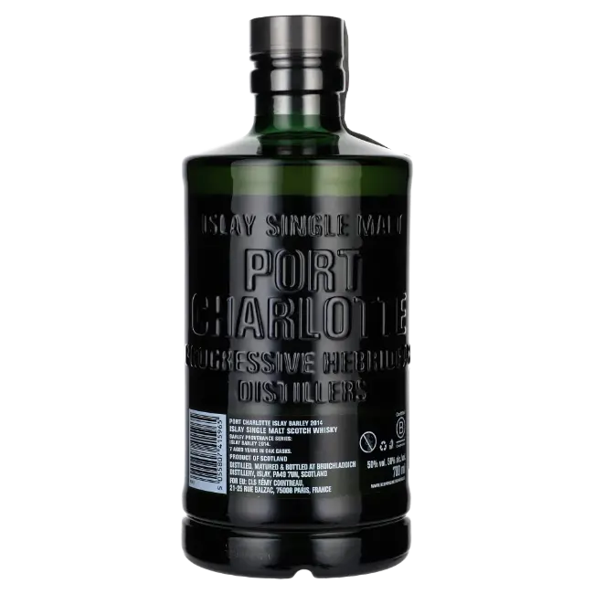 zdjęcie produktu BRUICHLADDICH PORT CHARLOTTE 2014 HEAVILY PEATED ISLAY BARLEY 50% 0,7L 1