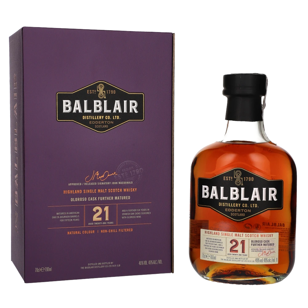 バルブレア Balblair Vintage1989 ウイスキー 43% 箱付 🥃Destylarnia Balblair -z regionu Highland - whisky