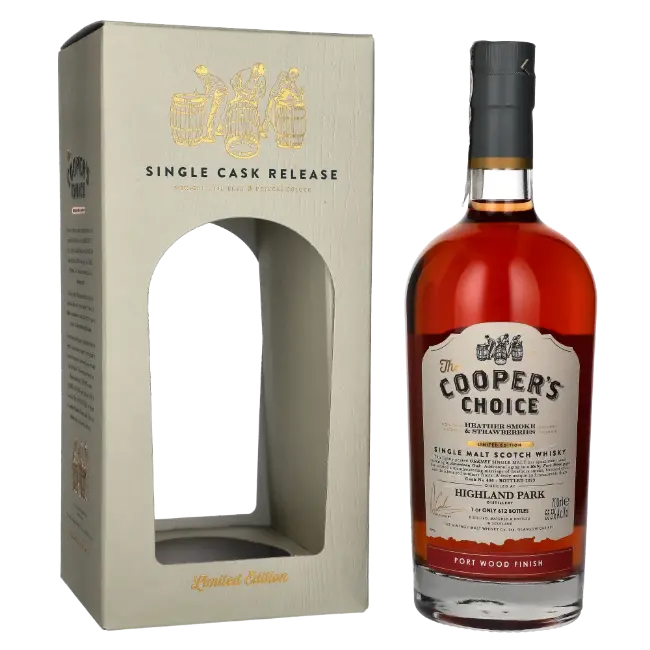 zdjęcie produktu COOPERS CHOICE HIGHLAND PARK HEATHER SMOKE PORT WOOD FINISH 55,5% 0,7L 0