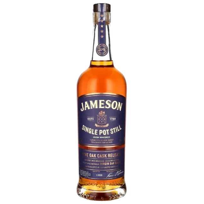 zdjęcie produktu JAMESON SINGLE POTE STILL  FIVE OAK CASK RELEASE 46% 0,7L 0