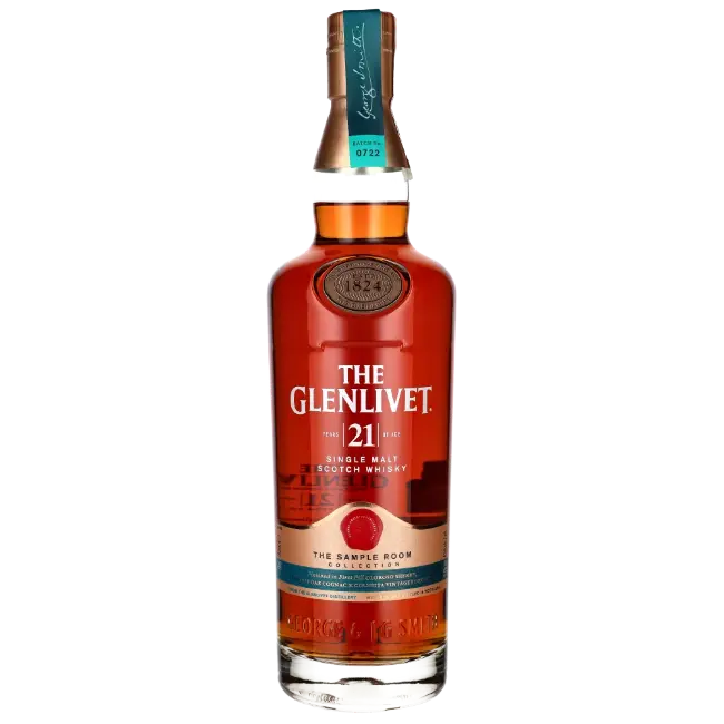 zdjęcie produktu GLENLIVET 21 Y THE SAMPLE ROOM 43% 0,7L 1