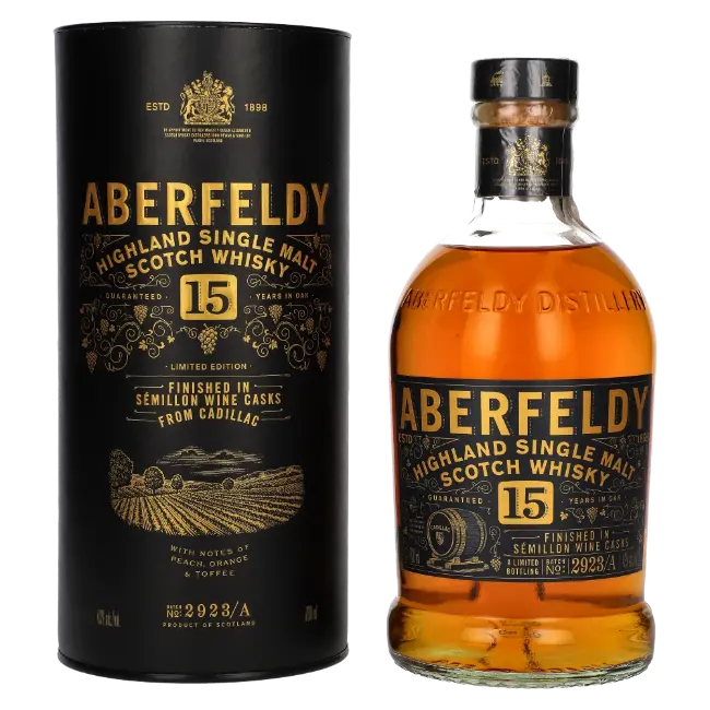 zdjęcie produktu ABERFELDY 15 Y SEMILLON  WINE CASK 43 % 0.7L 0