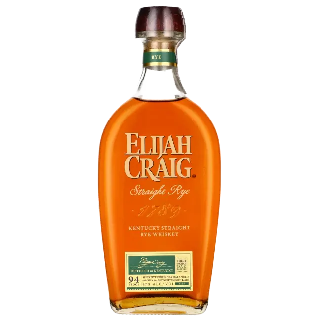 zdjęcie produktu ELIJAH CRAIG STRAIGHT RYE 94 PROOF 47% 0,7L 0